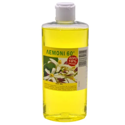 EAU DE COLOGNE 60o 220ml LEMON 10% FREE