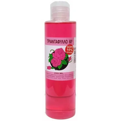 EAU DE COLOGNE 60o 220ml ROSE 10% FREE