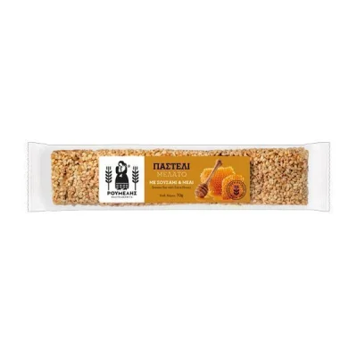 ROUMELI SESAME BAR WITH EXTRA HONEY 70gr.