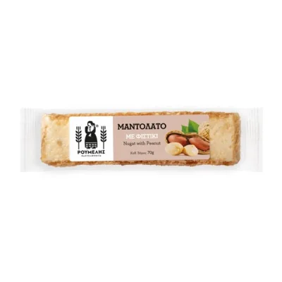ROUMELI SOFT NOUGAT 70gr. WITH PEANUT