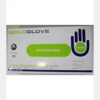 GOLDGLOVE 100T LATEX SMALL GLOVES