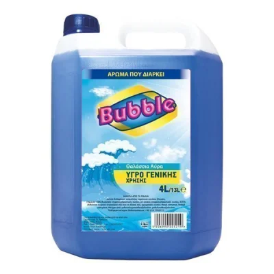 BUBBLE CLEANING LIQUID FOR GENERAL USE 4 lit BLUESEA BREEZE