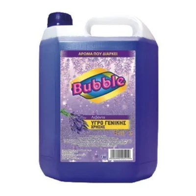 BUBBLE CLEANING LIQUID FOR GENERAL USE 4 lit LAVENDER