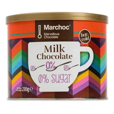 Marchoc Drinking Chocolate Sugar Free 230g Ρόφημα Σοκολάτας 230g
