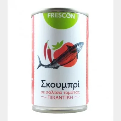FRESCON ΣΚΟΥΜΠΡΙ ΣΕ ΠΙΚΑΝΤΙΚΗ ΣΑΛΤΣΑ ΤΟΜΑΤΑΣ 155gr