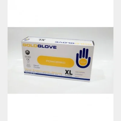 ΓΑΝΤΙΑ GOLDGLOVE 100T VINYL EX.LARGE ΕΛ.ΠΟΥΔΡΑΡΙΣΜΕΝΑ ΜΠΛΕ