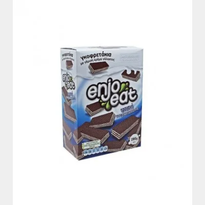 ENJOEAT MILK CHOCOLATE WAFFER 260gr.