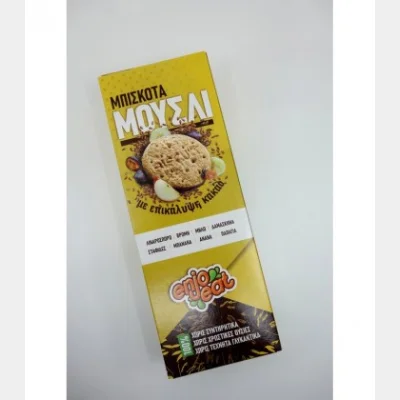 ENJOEAT ΜΠΙΣΚΟΤΑ ΜΟΥΣΛΙ ΜΕ ΛΙΝΑΡΟΣΠΟΡΟ&ΦΡΟΥΤΑ 115gr