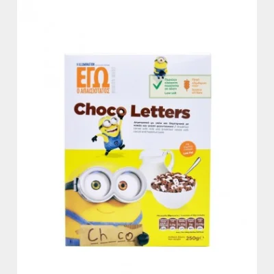 MINIONS ΔΗΜΗΤΡΙΑΚΑ CHOCO LETTERS 250gr