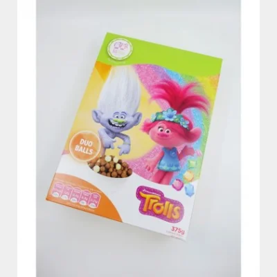 KIDS VALLEY TROLLS CEREAL DUO BALLS 375gr