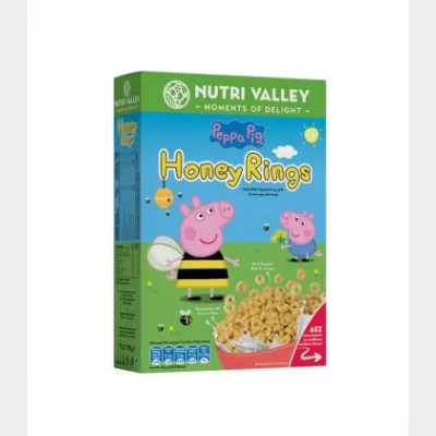 NUTRI VALLEY PEPPA PIG ΔΗΜΗΤΡΙΑΚΑ HONEY RINGS 375gr