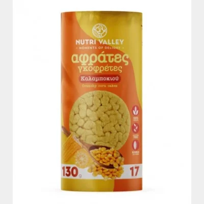 NUTRI VALLEY ΑΦΡΑΤΕΣ ΓΚΟΦΡΕΤΕΣ ΚΑΛΑΜΠΟΚΙ 130gr