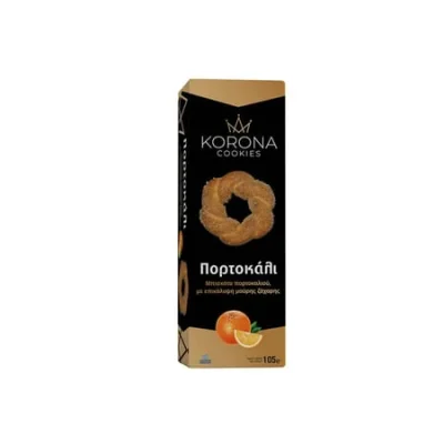 Korona Orange Biscuits 105g Μπισκότα Πορτοκαλιού 105g