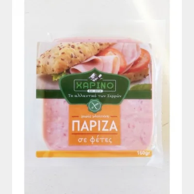 ΧΑΡΙΝΟ ΠΑΡΙΖΑ ΦΕΤΕΣ 160gr ΣΥΣΚ/ΝΗ ΧΩΡΙΣ ΓΛΟΥΤΕΝΗ