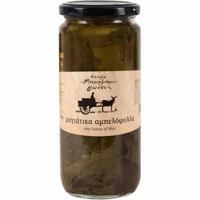 Barba Giannis Vine Leaves in Brine 450g Μαγιάτικα Αμπελόφυλλα 450g