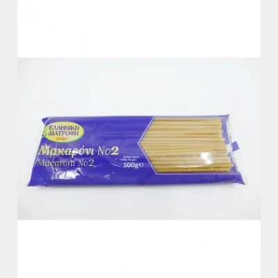 ΕΛΛΗΝΙΚΗ ΔΙΑΤΡΟΦΗ ΜΑΚΑΡΟΝΙΑ Νο2 500gr