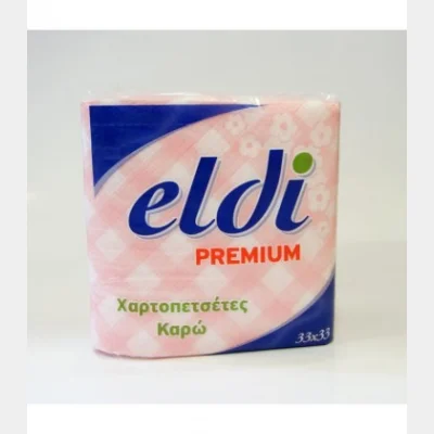 ELDI ΧΑΡΤ/ΤΕΣ PREMIUM ΚΑΡΩ ΚΟΚΚΙΝΕΣ 333 70Φ Χ32 ΤΜΧ/Χ 50 ΤΜΧ