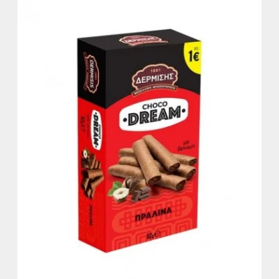 ΔΕΡΜΙΣΗΣ CHOCO DREAM ΠΟΥΡΑΚΙΑ ΜΕ ΠΡΑΛΙΝΑ 92gr