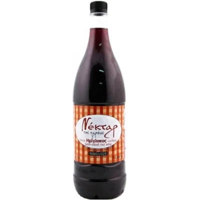 NIKOLAOU WINE 1,5lit SEMISWEET RED