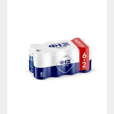 FIX HELLAS ΜΠΥΡΑ ΚΟΥΤΙ 330ml 6+2 8pack