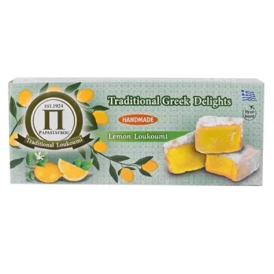 PAPASTAVROU TRADITIONAL GREEK DELIGHTS 200gr. LEMON