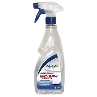 ALFA SUPER GLASS CLEANING LIQUID 750ml. GLASS CLEANER