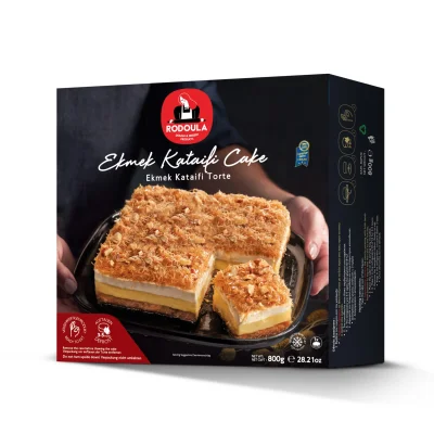 Rodoula Ekmek Kataifi 800g Τούρτα Εκμέκ Κανταΐφι 800g