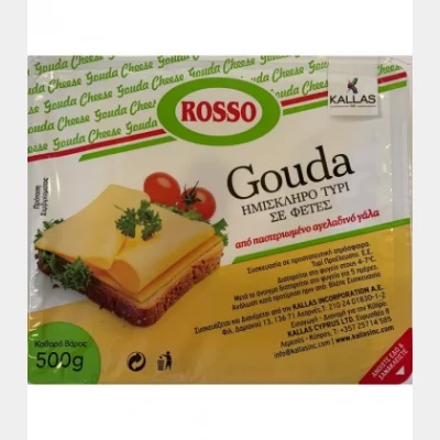 ROSSO GOUDA SLICED 48% 500gr
