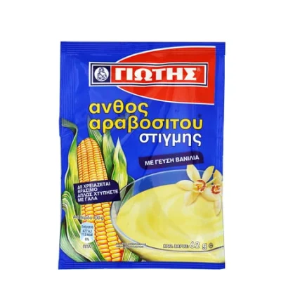 Jotis Pudding Vanilla 62g Γιώτης Άνθος Αραβοσίτου Στιγμής Βανίλια 62g