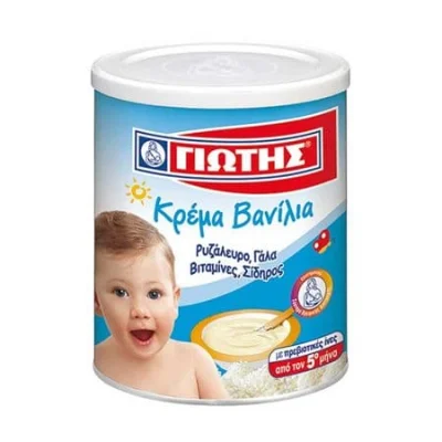 Jotis Vanilla Baby Cream 300g Γιώτης Κρέμα Παιδική Βανίλια 300g