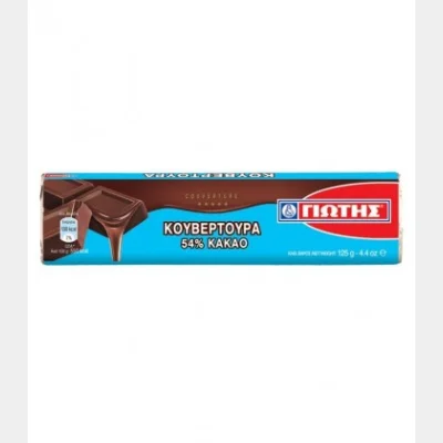 JOTIS COUVERTOURA 54% COCOA PLATE 125gr