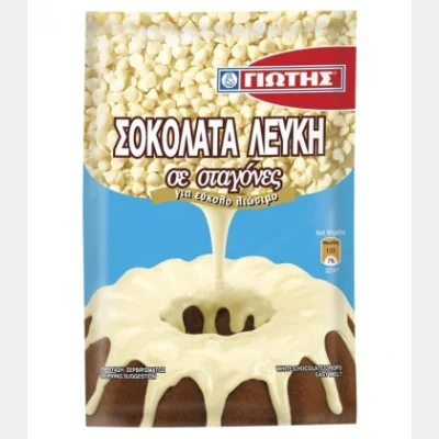 ΓΙΩΤΗΣ ΣΟΚΟΛΑΤΑ ΛΕΥΚΗ ΣΕ ΣΤΑΓΟΝΕΣ 100gr