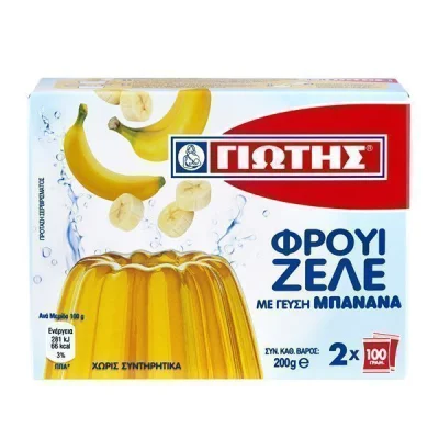 JOTIS FRUIT JELLY 200gr. BANANA