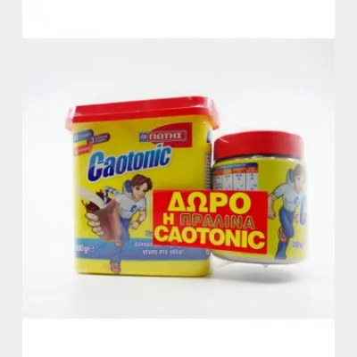 ΓΙΩΤΗΣ CAOTONIC ΧΩΡΙΣ ΓΛΟΥΤΕΝΗ ΚΟΥΤΙ 500gr + ΠΡΑΛΙΝΑ 350gr