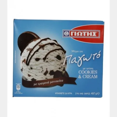 ΓΙΩΤΗΣ ΜΙΓΜΑ ΠΑΓΩΤΟΥ COOKIES&CREAM 497gr
