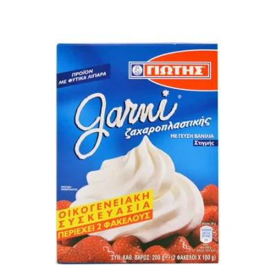 Jotis Garni Vanilla 200g Γιώτης Σαντιγύ Βανίλια 200g