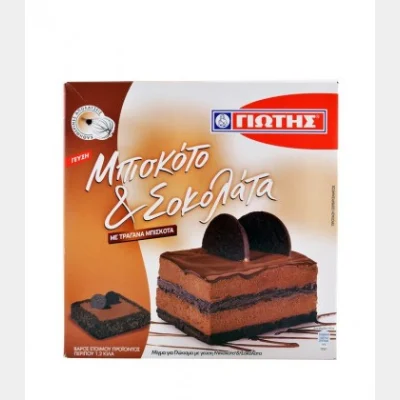 ΓΙΩΤΗΣ ΤΟΥΡΤΑ ΜΠΙΣΚΟΤΟ&ΣΟΚΟΛΑΤΑ 748gr