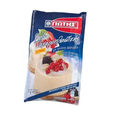 Jotis Crème Patisserie Vanilla 117g Γιώτης Κρέμα Ζαχαροπλαστικής Βανίλια 117g