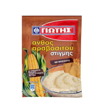 Jotis Instant Pudding Biscuit 70g Γιώτης Άνθος Αραβοσίτου Στιγμής Μπισκότο 70g