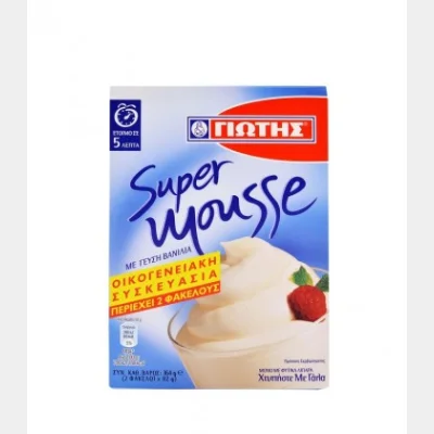 ΓΙΩΤΗΣ SUPER MOUSSE ΒΑΝΙΛΙΑ ΟΙΚΟΓΕΝΕΙΑΚΗ ΣΥΣΚ.260gr