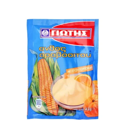 Jotis Pudding Orange 43g Γιώτης Κρέμα Άνθος Αραβοσίτου Πορτοκάλι 43g
