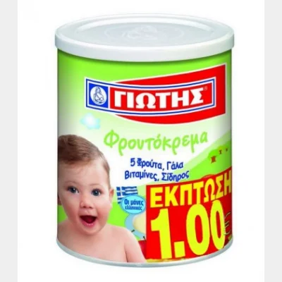 ΓΙΩΤΗΣ ΦΡΟΥΤΟΚΡΕΜΑ 5 ΦΡΟΥΤΑ 300gr