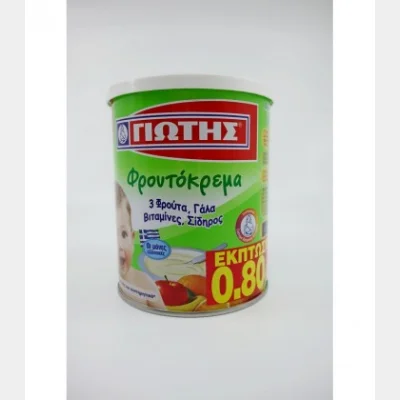 ΓΙΩΤΗΣ ΦΡΟΥΤΟΚΡΕΜΑ 3 ΦΡΟΥΤΑ 300gr -0.80€
