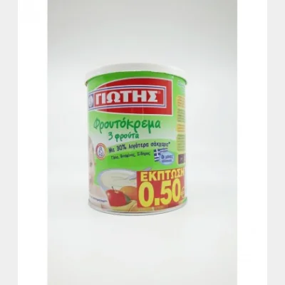 ΓΙΩΤΗΣ ΦΡΟΥΤΟΚΡΕΜΑ 3 ΦΡΟΥΤΑ 300gr