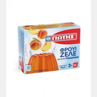 YIOTIS FRUIT JELLY PEACH ON OFFER (20gr)