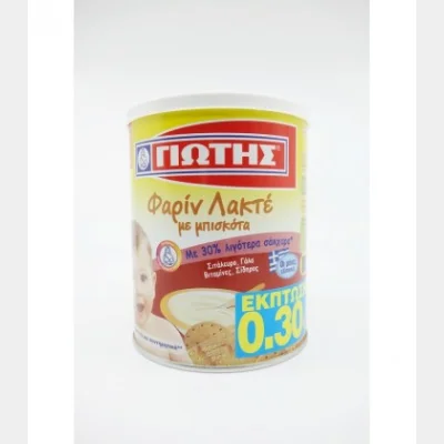 ΓΙΩΤΗΣ ΦΑΡΙΝ ΛΑΚΤΕ ΜΠΙΣΚΟΤΑ 300gr