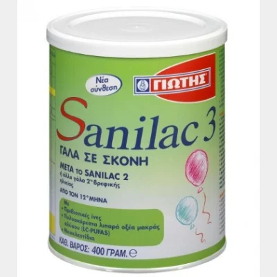 ΓΙΩΤΗΣ SANILAC 3 ΒΡΕΦΙΚΟ ΓΑΛΑ 400gr
