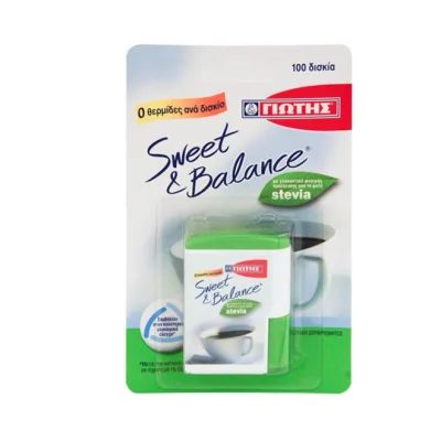 sweetener YIOTIS sweet & balance stevia tablets 100pcs 6.5g