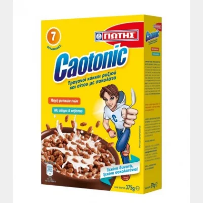 ΓΙΩΤΗΣ CAOTONIC ΔΗΜΗΤΡΙΑΚΑ ΜΕ ΣΟΚΟΛΑΤΑ 375gr