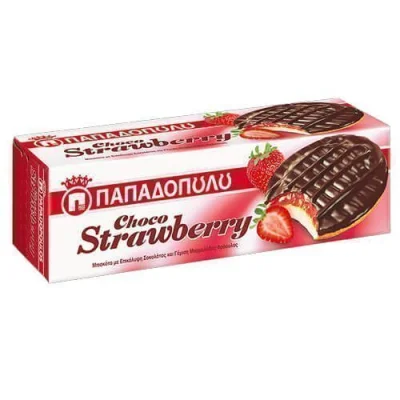 PAPADOPOULOU CHOCO STRAWBERRY 150gr.